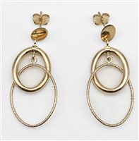 Ohrringe Gioielleria Dossena  Dame in Gelbgold OROR-174-253 - OROR-174-253